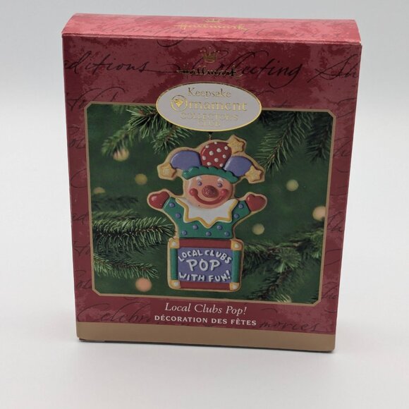 Hallmark Keepsake Local Clubs Pop 2001 Jack-in-the-Box Collector's Club Ornament - Picture 7 of 10